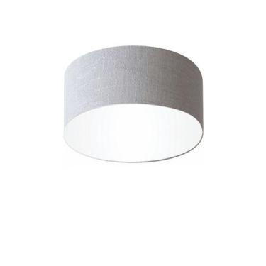 Imagem de Plafon Para Suíte Cilíndrico ST-3010 Cúpula Cor Cinza - Vivare