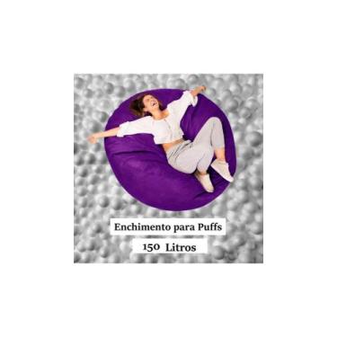 Imagem de Flocos de Isopor 150 litros - Enchimento para Puff - RCAIsopor