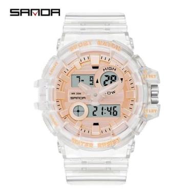 Imagem de Relógio de quartzo estilo G masculino, marca top, esporte, militar, LE