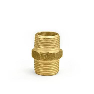 Imagem de Niple Duplo Latão Bronze Ramo RM 1.1/2 RM 1.1/2