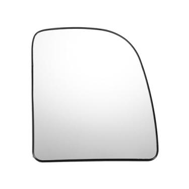 Imagem de X AUTOHAUX Substituição de vidro retrovisor do lado direito do passageiro do carro com placa de suporte vidro branco aquecido para Ford E150 E250 E350 E450 2002-2014 para Ford F250 F350 F450 F550