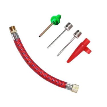 Imagem de Kit Bicos Agulhas Para Encher Bola E Pneu Kit 5 peças - RT