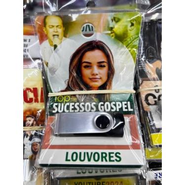 Imagem de pen drive com musicas gravadas diversas pendrive gravado generos SUCESSOS GOSPEL