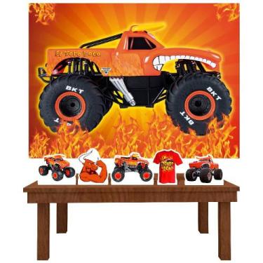 Imagem de Kit Rubi Monster Truck El toro Loco Carros - IMPAKTO VISUAL