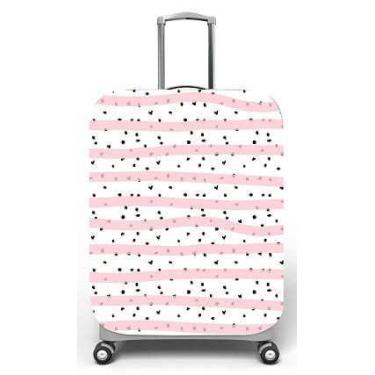 Imagem de Capa para mala de viagem G, medidas max C48x A75 x P29cm Estampa Fofis