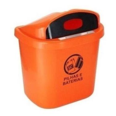 Imagem de Lixeira Descarte De Pilhas E Baterias 40L Poste Ou Parede - Jsn