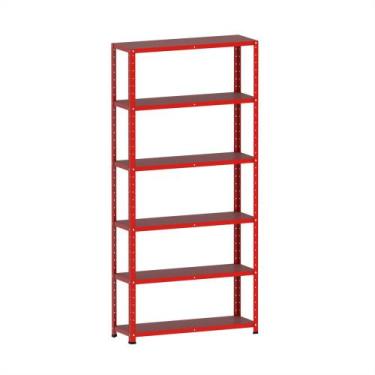 Imagem de Estante Montável de Aço Com 06 Prateleiras Sem Reforço Pandin 1,75 X 0
