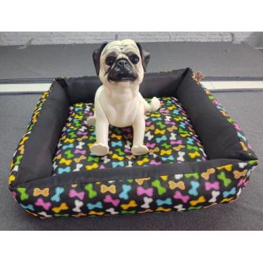 Imagem de Cama dupla face, para cachorro e gato, macia e muito confortável - DRI
