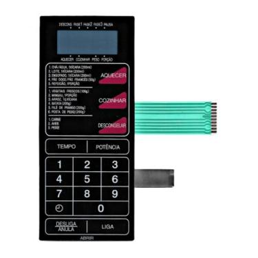 Imagem de Membrana teclado Para Microondas Philco Pmw 50 Preta 18 5x8 Cm - TND