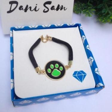 Imagem de Pulseira menino infantil, desenho Cat Noar folheado a ouro - Joias Dan