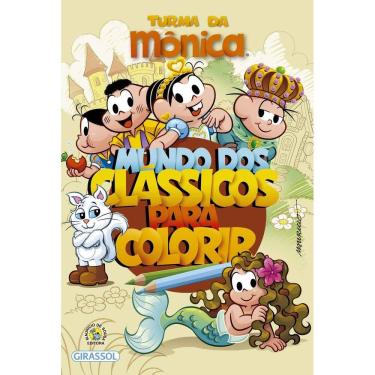 Imagem de Turma da Mônica - Mundo dos Clássicos Para Colorir