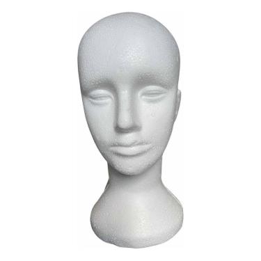 Imagem de Cabeça De Manequim Isopor Feminino Cherey - Peruca, Prótese