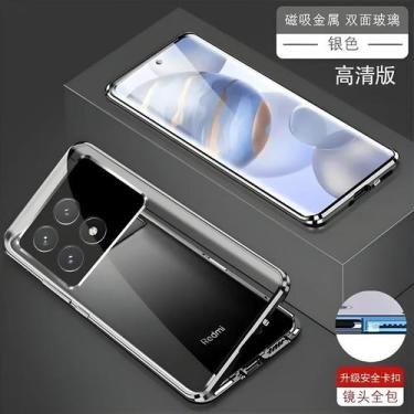 Imagem de Capa Magnética de Vidro Dupla Face para Xiaomi Poco X6/X6 Pro 5G/K70e 