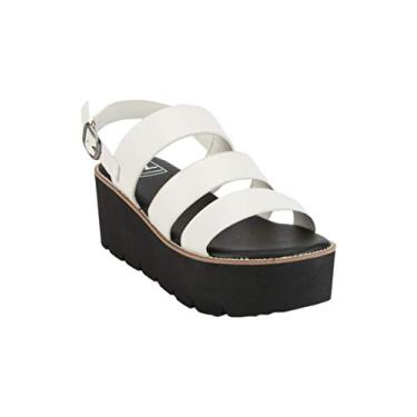 Imagem de Dirty Laundry Sandália plataforma feminina, Off-white, 40