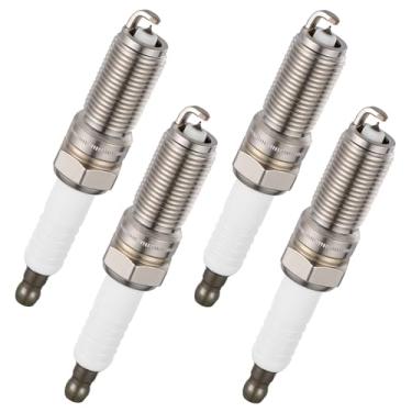 Imagem de BDFHYK 6716 velas de ignição irídio compatíveis com Allure Envision ATS CTS Escalade Blazer Camaro Equinox Malibu C-Max Edge Fusion Acadia Canyon Envoy H3 H3T i-290 MKS MKZ CX-7, conjunto de 4