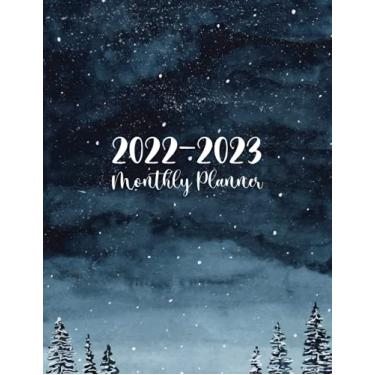 Imagem de 2022-2023 Monthly Planner: 2 Year Calendar Organizer, January 2022 to December 2023, 24 Month Agenda With Federal Holidays, Winter Cover