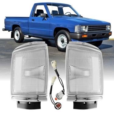 Imagem de Luz de canto para caminhonete USR 87-88 RN80 – Par de lâmpadas de estacionamento dianteiras (esquerda + direita) - compatível com caminhões Toyota Pick Up 2WD 1987-1988 somente todos os modelos (luzes