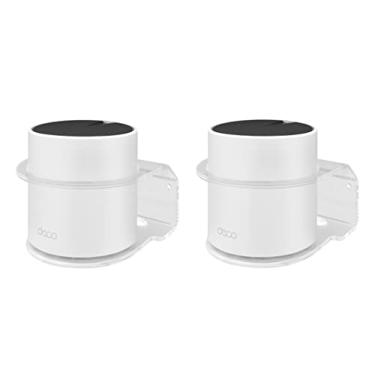 Imagem de Suporte de parede para TP-Link Deco X20 – suporte para roteador de sistema WiFi Deco X20, cobertura aumentada, feito de acrílico sem odor reforçado (pacote com 2)