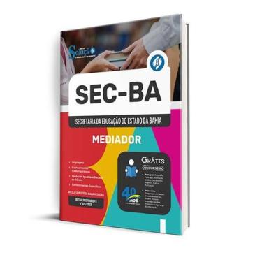 Imagem de Apostila SEC-BA  - Mediador - Editora Solução