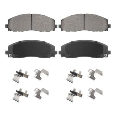 Imagem de Pastilhas de freio semi-metálicas dianteiras para Dodge Grand Caravan 12-20, para Chrysler Town & Country 12-16, Pacifica 17-24, Voyager 20-23, Journey 12-20, para Jeep Gladiator 20-23, Routan 12