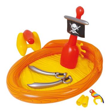 Imagem de Piscina Inflável Infantil Navio Pirata - 200 Litros - Mor