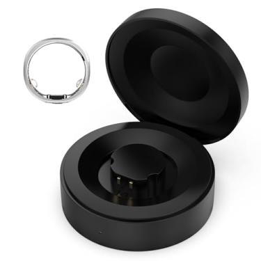 Imagem de Compatível Com Carregador Ringconn Gen1, Caixa de Carregamento de Anel Inteligente Com Cabo USB C, Porta de Carregamento Magnético, Caixa Compacta, Bateria de 590mAh, Cargas Anel