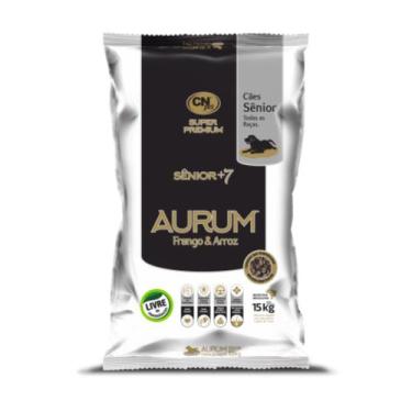 Imagem de Ração caes idosos super premium aurum senior 15kg - PET