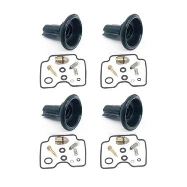 Imagem de Kit de reparo de carburador com peças de diafragma de êmbolo para Suzuki Bandit1200 GSF1200 GSF1200S 2001-2005 Bandit GSF 1200 S 1200S (conjunto com 4)