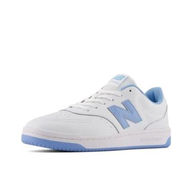 Imagem de New Balance Tênis masculino Bb80 V1, Branco/Azul claro, 38