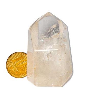 Imagem de Ponta Cristal Pedra Lapidado Natural 50 a 60 mm Tipo B - CristaisdeCur