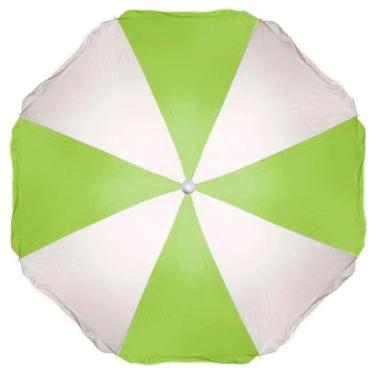 Imagem de Guarda Sol Praia Gigante 1,80m Piscina e Pesca(1,80,Verde e Branco)