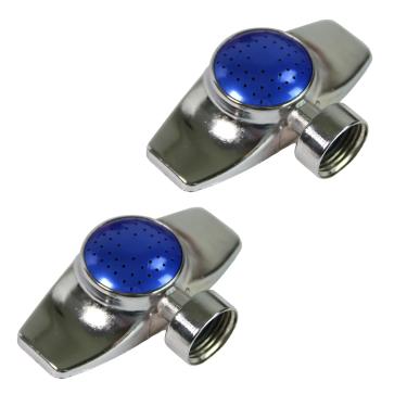 Imagem de Chapin 6-9488: Aspersor de ponto de padrão quadrado, cabeça de aspersão de 360 graus para pequenos jardins e gramados, área de cobertura de até 30 pés, irrigador de gramado, quintais de área pequena e