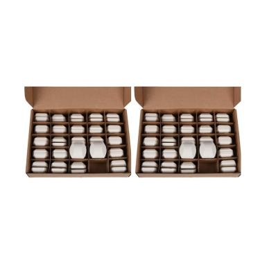 Imagem de GasSaf Gas Grill Briquetes de Cerâmica Substituição para modelos selecionados Turbo, Nexgrill Gas Grill, 2 x 2 x 0,8 polegadas, Conjunto de 100 peças