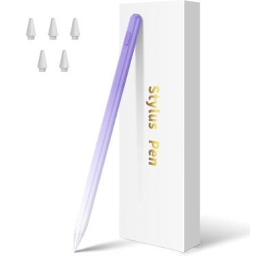 Imagem de Lápis para Apple iPad 2ª geração, caneta Stylus de carregamento rápido para iPad 11º/10º/9º, rejeição de palma, sensibilidade de inclinação, compatível com iPad 11/10/9/8/7/6th, Pro M4/13 polegadas