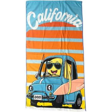 Imagem de Toalha De Praia Infantil Summer Microfibra Anti Areia 60x110cm California