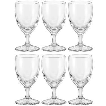 Imagem de Conjunto De Taças Para Licor Bohemia Praline Em Cristal 50ml - 6 Peças Transparente