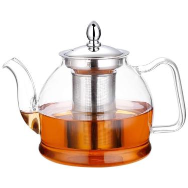 Imagem de Chaleira de Chá Vidro com Infusor Removível, HIWARE 33 GT, Branco