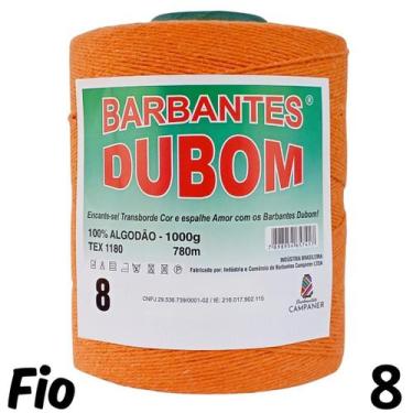 Imagem de Barbante Dubom Cenoura - 1 Kg - Fio 8 - 780m - Barbantes DUBOM