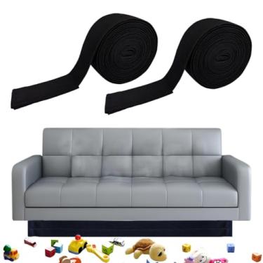 Imagem de Toeloioh Bloqueador De Brinquedos Para Debaixo Do Sofá, 2 Peças 1,5'' * 130'', Sofá Ajustável Crianças E Animais Estimação, Protetor Vão Entre Cama/Móveis Bloquear Estimação.