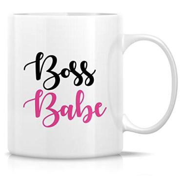Imagem de Retreez Caneca engraçada - Boss Babe Entrepreneur Career 325 ml canecas de café de cerâmica - engraçado, sarcasmo, motivacional, presentes de aniversário inspiradores para amigos, colegas de trabalho