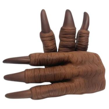 Imagem de Par 2 Garras Dinossauro Brinquedo Tiranossauro Rex Jurassic Word Menin