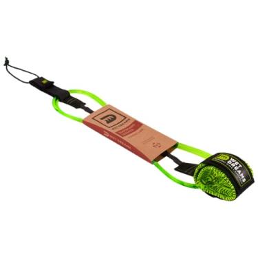 Imagem de Leash de Surf Wet Dreams Force Two Funboard 8' x 7mm Classic Line Verde Flúor