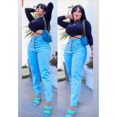Imagem de Calça Jeans Feminina - Moda Contemporânea, 36/38/40/42/44