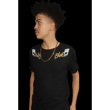Imagem de Camiseta longline ASSAS - FOURBLACK , Preto, G