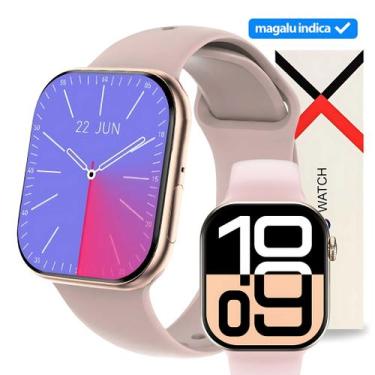 Imagem de Lançamento 2025 Microwear W10 PRO Smartwatch X 47mm  NFC  Tela Curva A