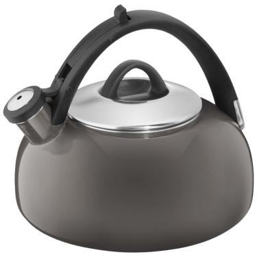 Imagem de Chaleira de Chá 2L com Apito, Aço Inoxidável, CUISINART CTK EOS2GG, Cinza