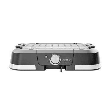Imagem de Churrasqueira Elétrica Britânia BCQ10A | 1500W, Preto/Inox