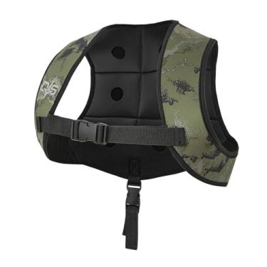 Imagem de YIJU Colete de mergulho com peso Colete de mergulho livre Neoprene Esportes aquáticos com 6 bolsos Equipamento de ajustável Homens Mulheres, S or M