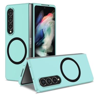 Imagem de Capa para Galaxy Z Fold6 com carregamento sem fio magnético e capa anti-impressão digital à prova de choque (para Galaxy Z Fold6/QGN)