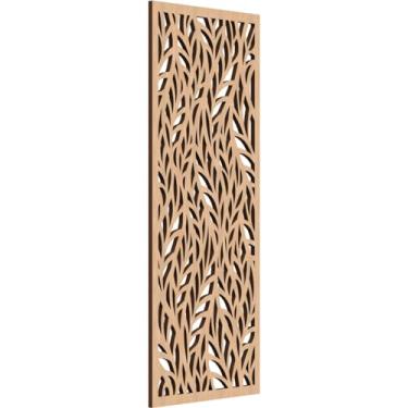 Imagem de Ekena Millwork WALW14X35X0375OVEHI Ortonville Painéis de parede de madeira decorativos Fretwork, 33 3/20.3 cm L x 34 3/20.3 cm A, Nogueira